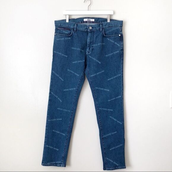 Tommy Hilfiger Men’s Blue Skinny Denim Jeans NWOT - Picture 1 of 8